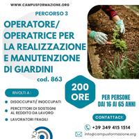 Giardiniere, Manutenzione Giardini