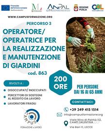 Giardiniere, Manutenzione Giardini