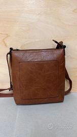 Borsa Tracolla Unisex Cognac | Vintage Chic