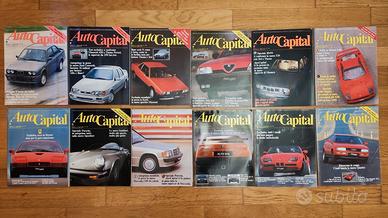 AutoCapital 1988 annata quasi completa (11 numeri)
