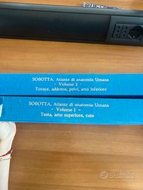 Sobotta Atlanti di anatomia umana volumi 1 e 2