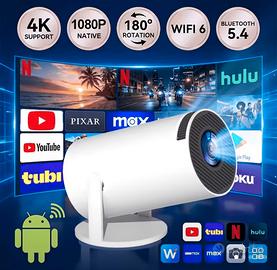 Proiettore Home Theater Ultra HD 4K WiFi
