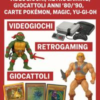 Videogiochi, Retrogaming, Giocattoli anni '80/'90,