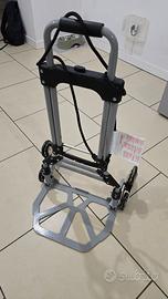 Carrello Pieghevole portapacchi montascale 6 ruote