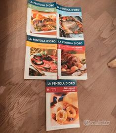 Lotto 5 Libri Cucina "La Pentola d'Oro" - Gribaudo