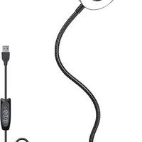 Lampada Scrivania LED USB a Collo di Cigno