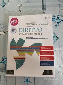 Diritto Cittadini del Mondo 5 anno Zagrebelsky
