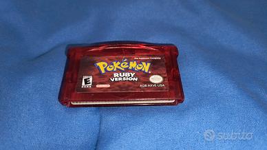 Pokemon Ruby USA Vers. GBA da Collezione Nintendo