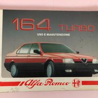 Libretto uso manutenzione Alfa 164 Turbo