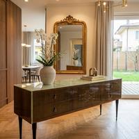 Sideboard Mid Century Noce Fiamnato