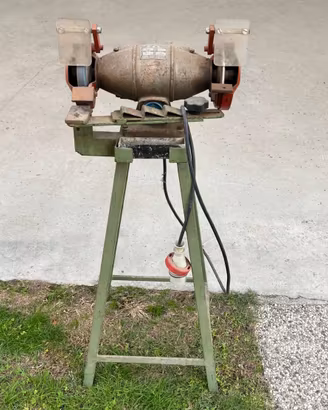smerigliatrice doppia da banco