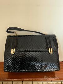 Borse vintage con stampa coccodrillo