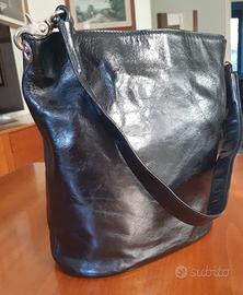 Borsa donna nera nuova con etichetta negozio