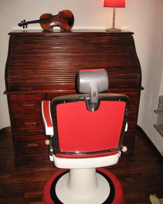 poltrona da dentista o barbiere anni 50