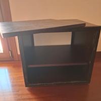  mobile porta tv cubo legno massello