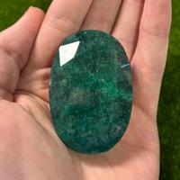 Smeraldo radice 346.0 ct taglio Ovale certificato