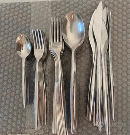 Servizio posate vintage acciao inox 18/10 - 12pers