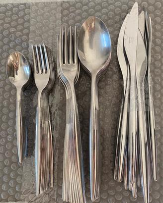 Servizio posate vintage acciao inox 18/10 - 12pers