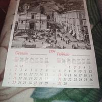 Calendario completo di varie città italiane del 94