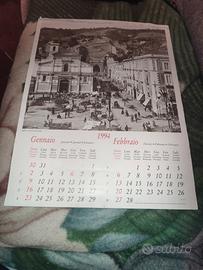 Calendario completo di varie città italiane del 94