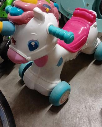 Gioco mini pony su ruote