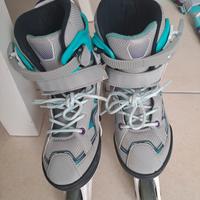 pattini in linea 35-38 e protezioni