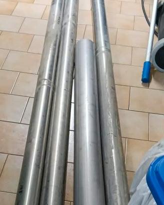 19.5 metri tubi acvioi inox +6 curve