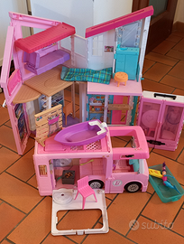 Casa Malibu e Camper Barbie