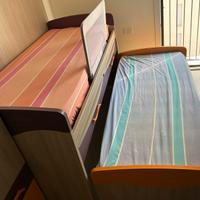 Letto singolo con secondo letto a scomparsa