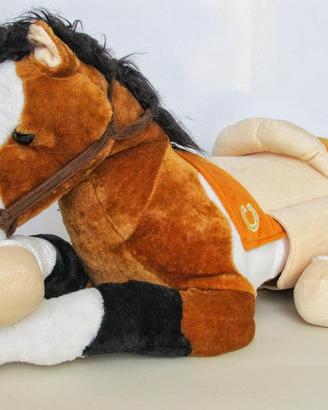 Cavallo peluche.