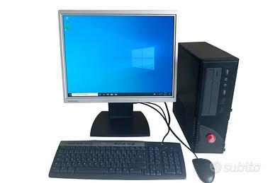 COMPUTER,MONITOR,TASTIERA,MOUSE,CAVI,SSD,8 GB RAM
