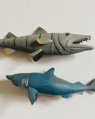 Animali Marini Giocattolo: Squalo & Barracuda