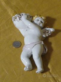 Antica Acquasantiera Putto Marcata