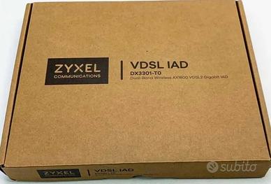 MODEM ZYXEL 3301-TO WIFI 6 FTTH FTTC NUOVI  