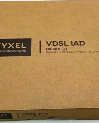 MODEM ZYXEL 3301-TO WIFI 6 FTTH FTTC NUOVI  