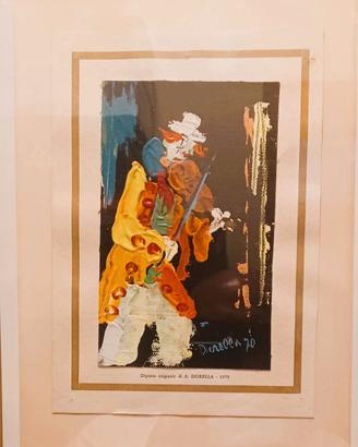 A. DORELLA – Lotto 2 opere originali firmate.