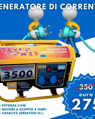 Gruppo elettrogeno Teknopower ZH3500 EURO V