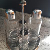 Set olio aceto sale e pepe