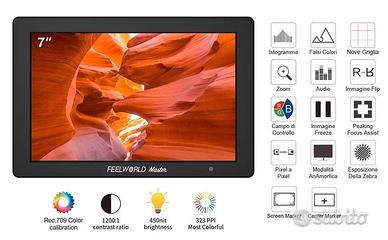 Feelworld Master MA7 Monitor Fotocamera 4K Video