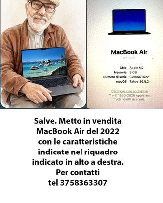 MacBook Air M2 del 2022