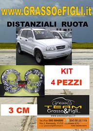 Kit 4 Distanziali Ruota For Suzuki Grand Vitara 99