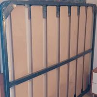 Rete letto matrimoniale con doghe in legno