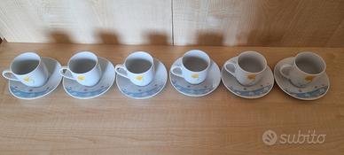 set 6 tazzine da caffe nuove