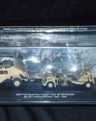 Modellino Edicola British Army CMP Ford Quad Gun