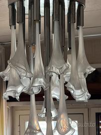 Coppia Lampadari Vintage Anni '70 Space Age