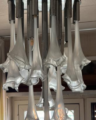 Coppia Lampadari Vintage Anni '70 Space Age