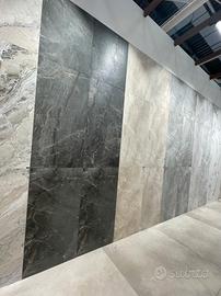 Piastrelle in gres porcellanato effetto marmo