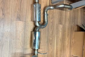 Scarico  centrale abarth 500 595 bombardone