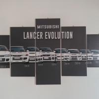 Mitsubishi Lancer Evolution - quadri da I a  X