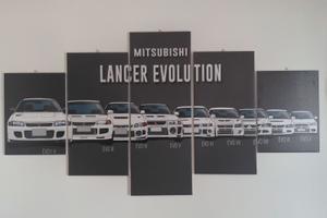 Mitsubishi Lancer Evolution - quadri da I a  X